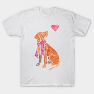 Watercolour Vizsla T-Shirt